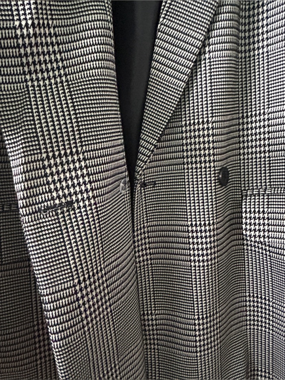 RDI Oversized Double Breasted Plaid Blazer - Picture 8 of 15